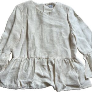 Club Monaco Cream Blouse